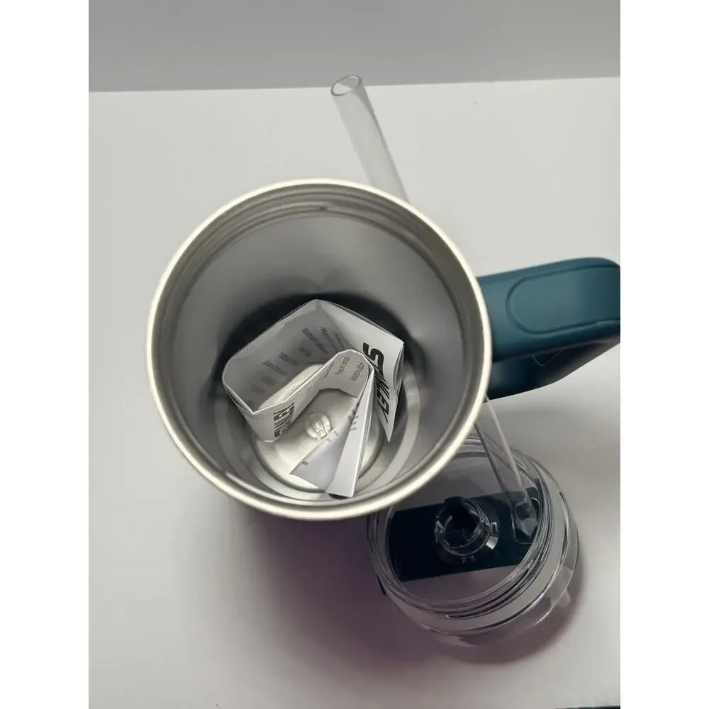 Stanley X Starbucks Mexico TEAL BLUE GREEN 30oz Quencher Tumbler BNWT - Picture 6 of 6